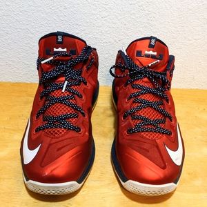Nike LeBron 11 Low Independence Day Sz 13